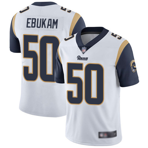 Los Angeles Rams Limited White Men Samson Ebukam Road Jersey NFL Football #50 Vapor Untouchable->los angeles rams->NFL Jersey